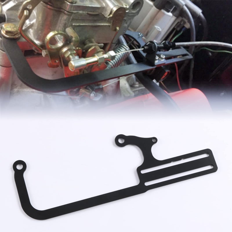 WOWYZL 304147 EZ-EFI Cable Mount Kit Carburetor Throttle Cable Mount Bracket Steel Black - Image 2
